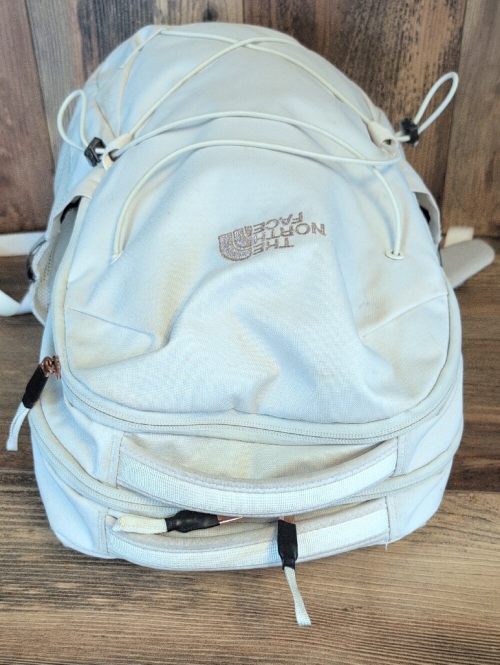 The North Face NF0A3VXG White Dune Jester FlexVent Backpack            786A - Picture 5 of 10